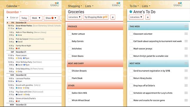 cozi calendario familia mejores aplicaciones de calendario para Android
