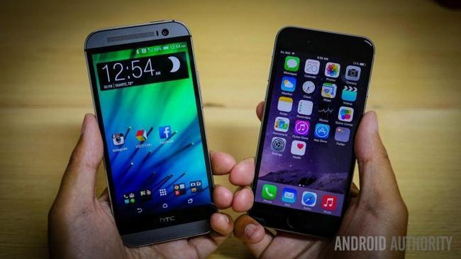 iphone 6 plus vs HTC uno m8 rápido vistazo aa (10 de 14)