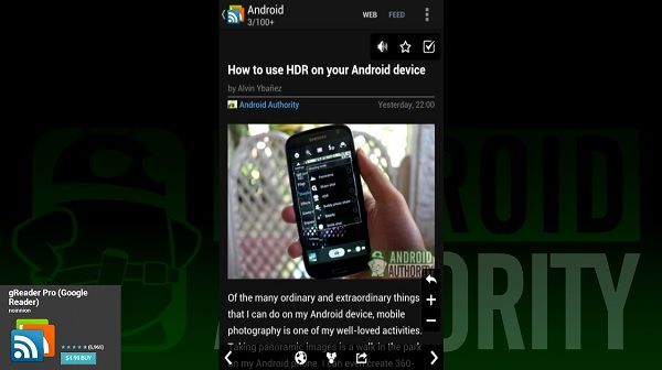 GReader Pro - Google Reader aplicaciones de reemplazo