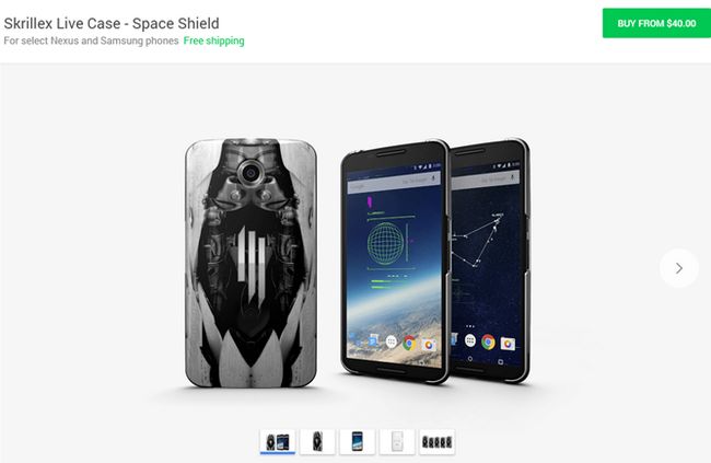 Fotografía - La tienda Google ahora vende cajas de marca-Skrillex con emparejar Live Wallpapers para el Nexus 5 Y 6, Galaxy S5 y S6, Y Galaxy Note 4