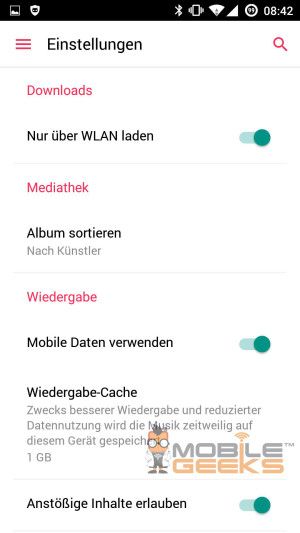 Manzana Música capturas de pantalla de Android (2)