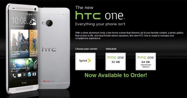 HTC uno desbloqueado ya está disponible