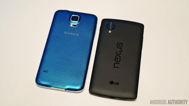 samsung galaxy s5 vs Nexus 5 4