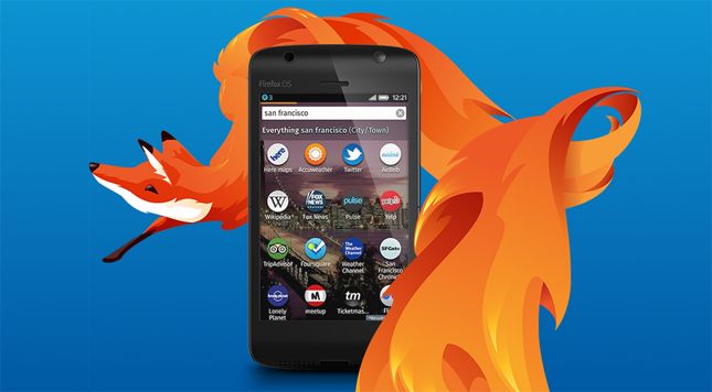 Firefox OS logo phone zorro