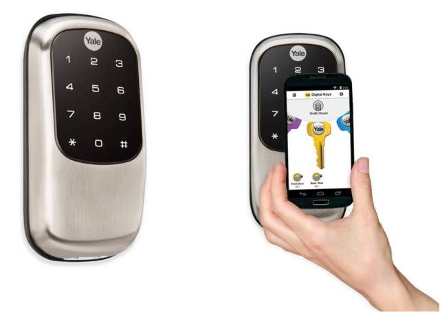 Fotografía - De Yale New NFC Residencial bloqueo de la puerta tiene un compañero Android App Y No Keyhole